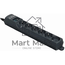 Сетевой фильтр Pilot S Max (5 euros + 1GP), 15A/3.5kVA, automatic, 7 m, graphite
