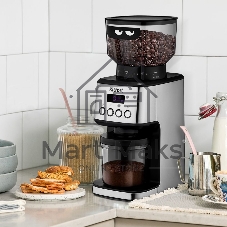 Кофемолка Kitfort КТ-790 180Вт сист.помол.:жернова вместим.:320гр нержавеющая сталь/черный