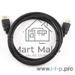 Кабель Cablexpert HDMI CC-HDMI4-1M, 19M/19M, v2.0, медь, позол.разъемы, экран, 1м, черный, пакет