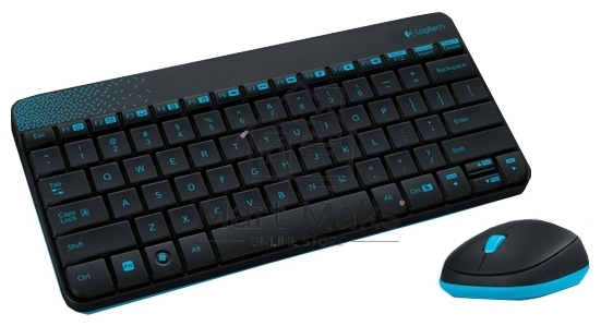 Клавиатура + мышь Logitech Wireless Desktop MK240 Nano Black Retail Combo