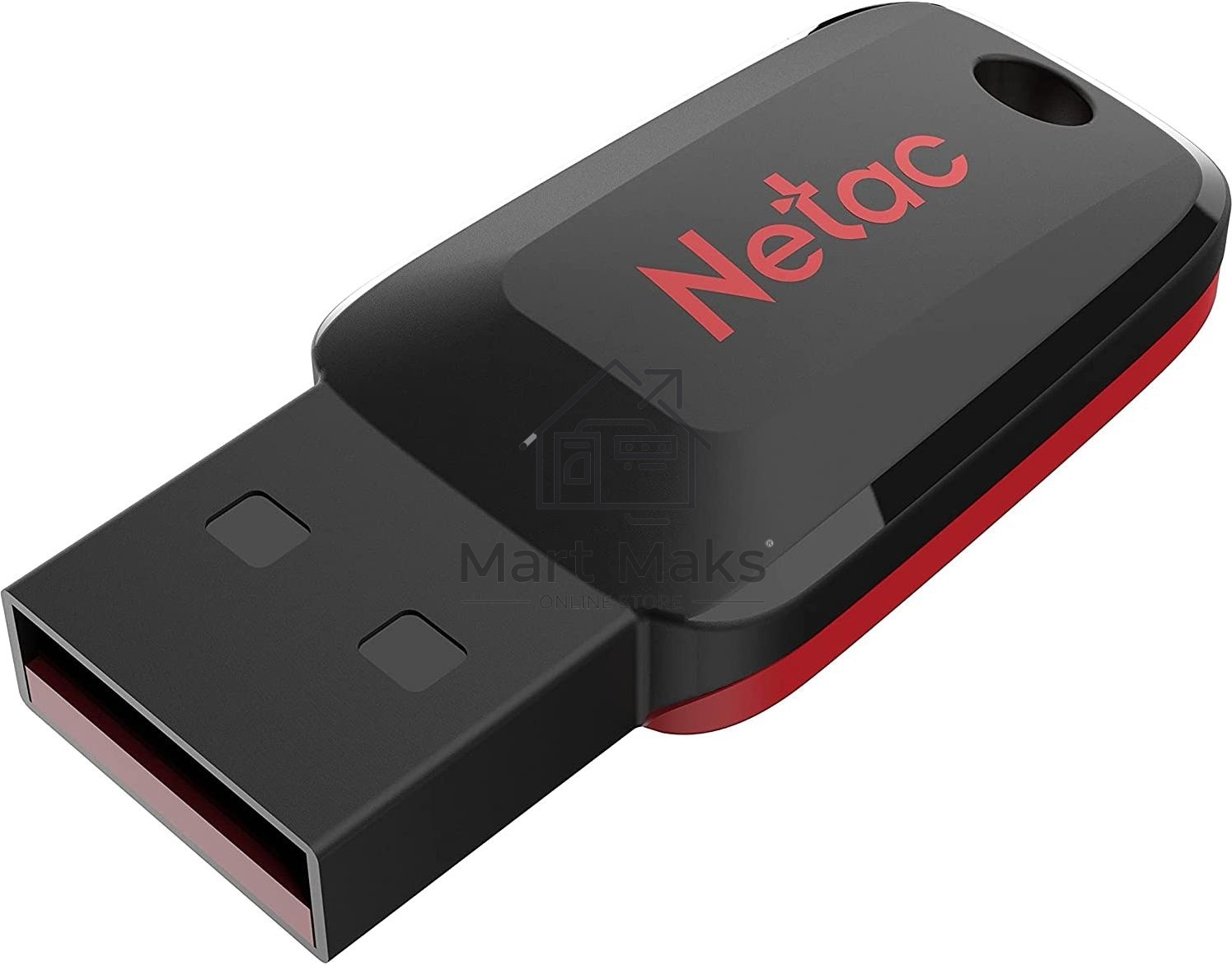 Флешка USB R/W R/W Netac U197 8Gb <NT03U197N-008G-20BK>, USB2.0, пластиковая, черная