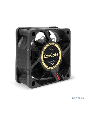 Вентилятор для корпуса ExeGate EX06025S2P черный, 60 мм, 3500 об/мин, 24 дБ, 2 pin