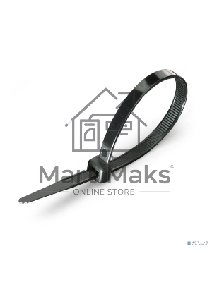 Нейлоновые стяжки FORTISFLEX КСС 4х250 мм черный 100 штук 49412