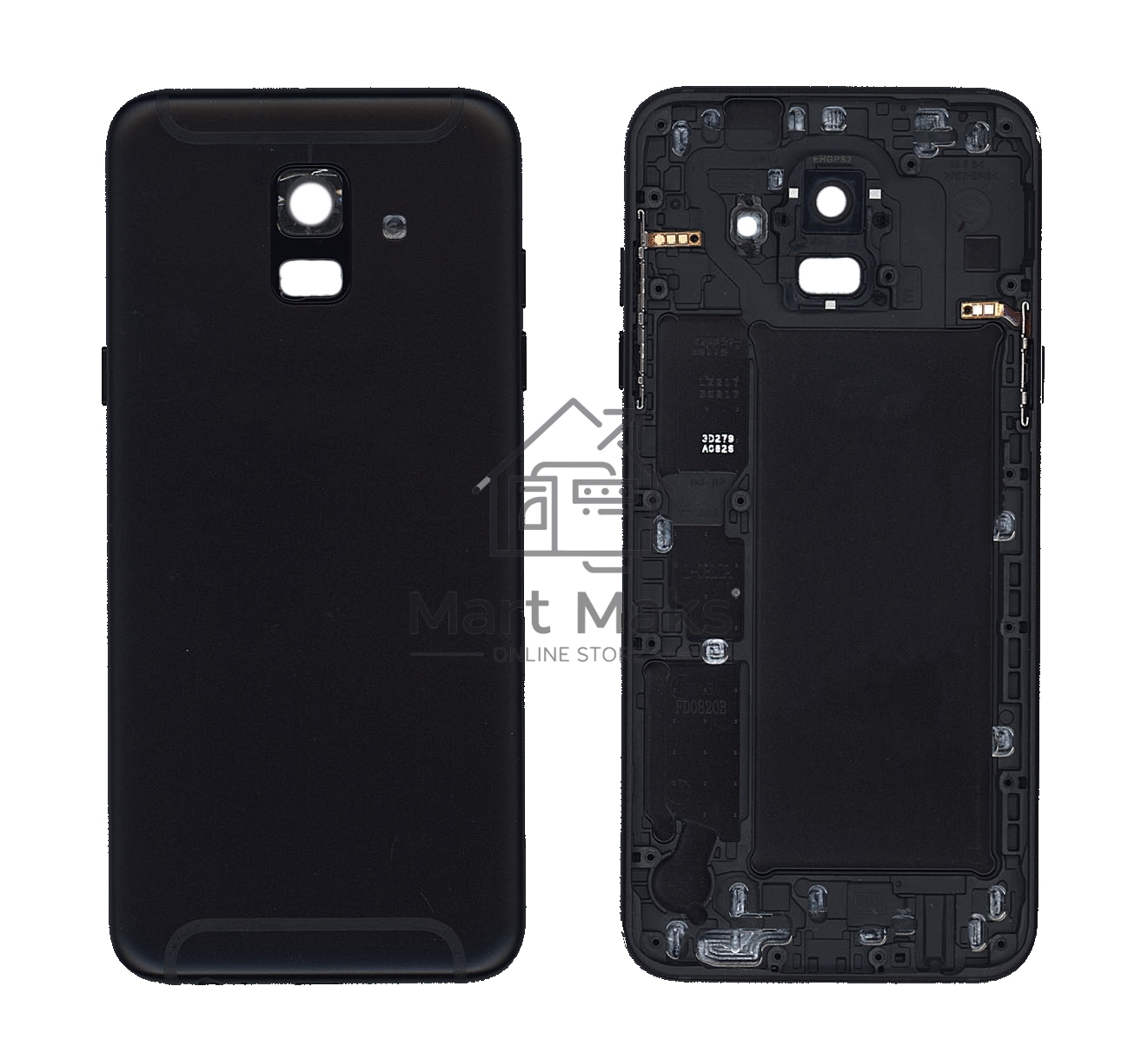 Задняя крышка для Samsung Galaxy A6 (2018) SM-A600F черный