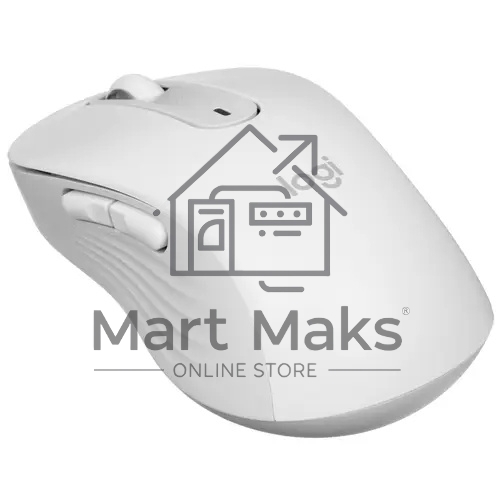 Мышь беспроводная Logitech Signature M650 белый, 4000 dpi, радиоканал, Bluetooth, USB, кнопки - 5