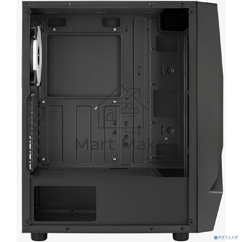 Компьютерный корпус MidiTower Aerocool / Formula SCAPE-G-BK-v2 ATX Black 2x140mm FRGB fan + 1*120mm FRGB fan (4711099471546)