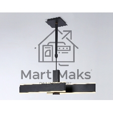 Светильник Ambrella light FA6667 BK черный 42W 3000K-6400K 640*30*900 (Без ПДУ)