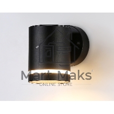 Светильник Ambrella light ST3327 BK черный IP54 GX53 max 15W 110*85*125