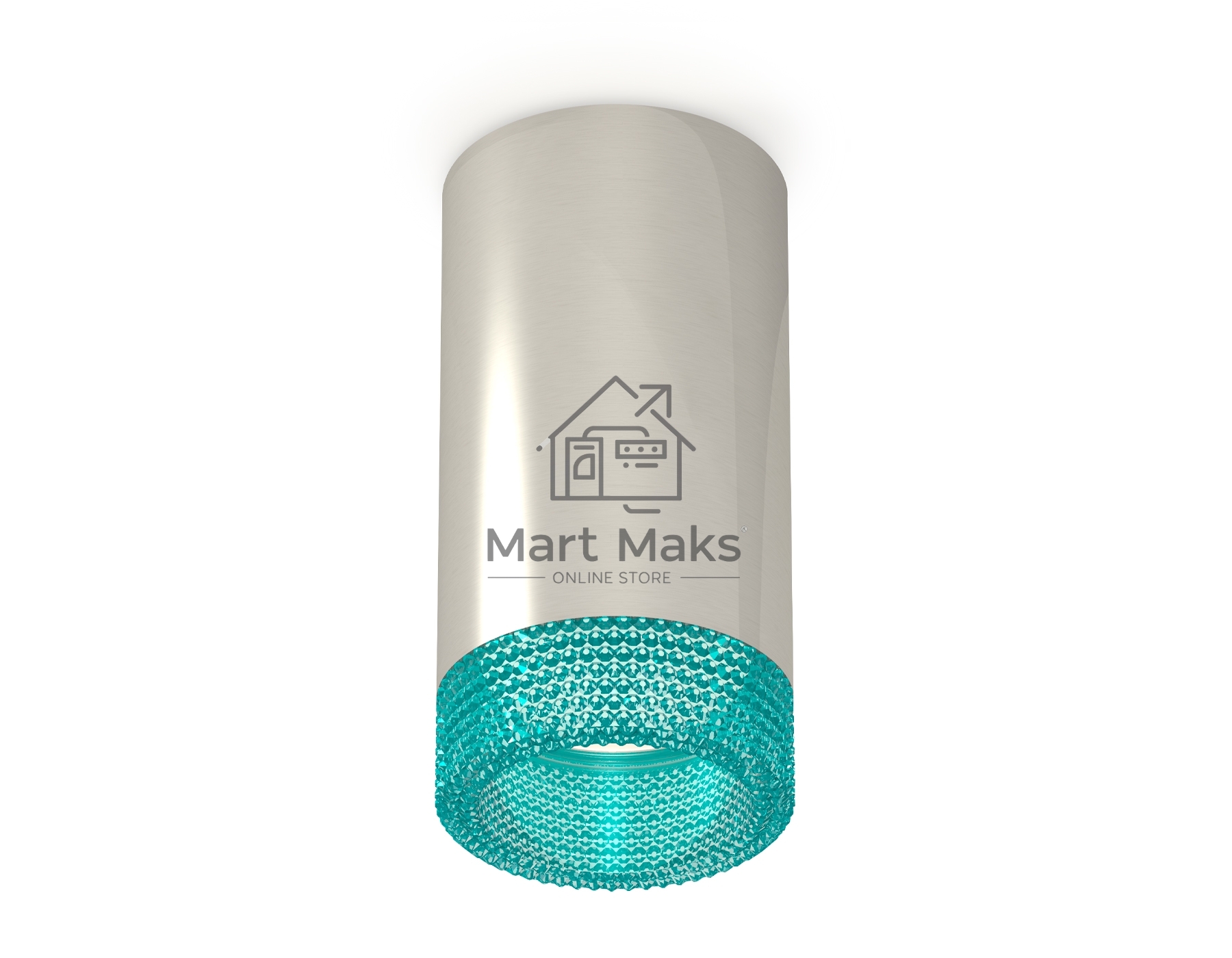 Светильник Ambrella Light XS6325021 PSL/BL серебро полированное/голубой MR16 GU5.3 (C6325, N6153)
