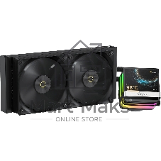 Система охлаждения Ocypus Sigma L24 PRO BK IPS Display/черный/290W/All Intel/AMD AM*/Screws