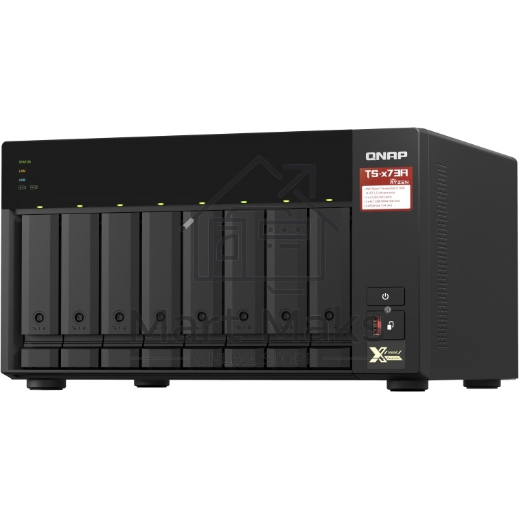 Сетевое хранилище без дисков SMB QNAP TS-873A-8G NAS, 8 trays 3,5