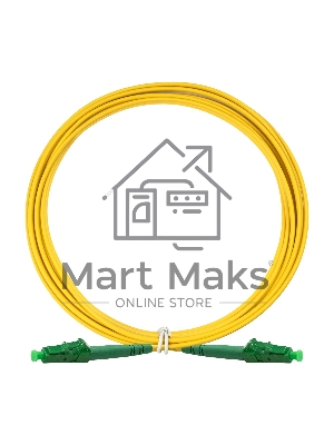 Патч-корд волоконно-оптический ExeGate FC-S-9-LC/APC-LC/APC-10M-LSZH (Шнур ВО SM 9/125 (OS2/G.652.D), LC/APC-LC/APC, Simplex, LSZH, 10м)