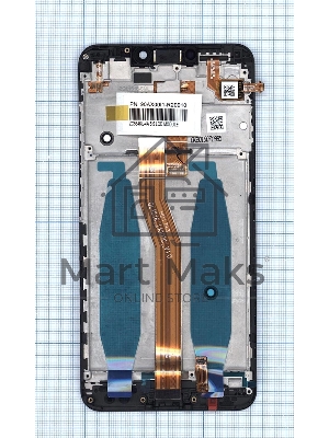 Дисплей для Asus ZenFone 4 Max ZC554KL черный с рамкой