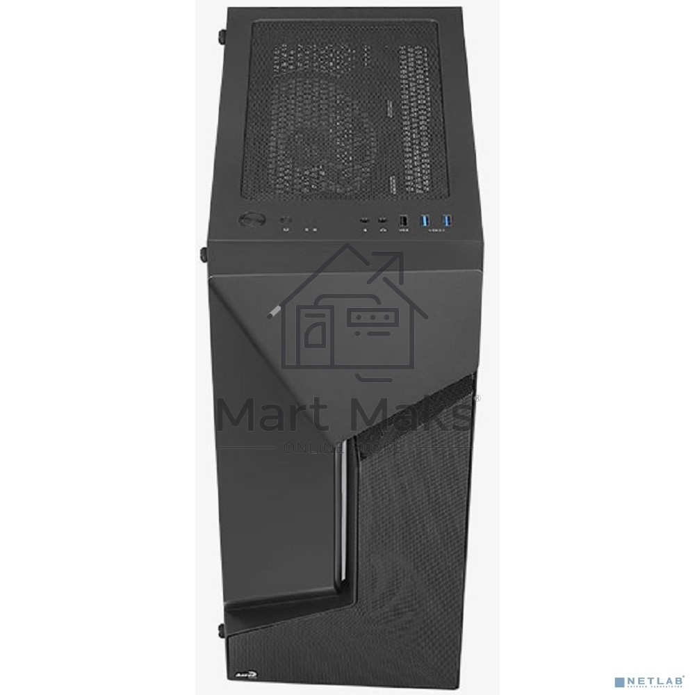 Компьютерный корпус MidiTower Aerocool / Formula SCAPE-G-BK-v2 ATX Black 2x140mm FRGB fan + 1*120mm FRGB fan (4711099471546)