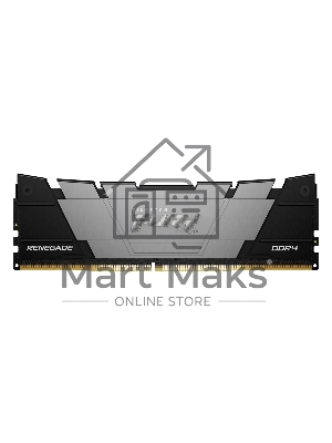 Оперативная память Kingston Fury Renegade, DDR4, 8Gb (1x8GB), 4000MHz, CL19, DIMM, с радиатором, черный