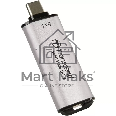 Внешний SSD Transcend USB-C 1TB TS1TESD300S ESD300 серебристый