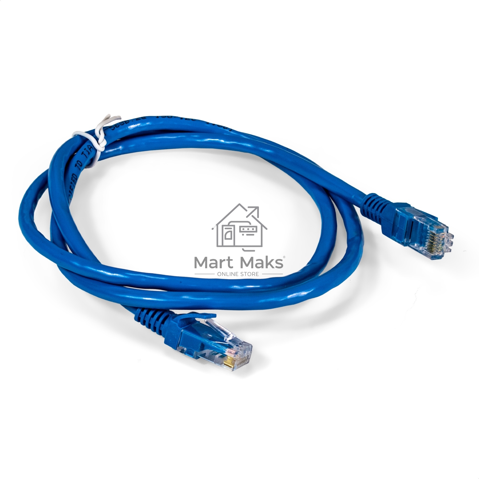 Патч-корд ExeGate UTP-RJ45-RJ45-C6-1M-BL, UTP, cat.6, 1м, синий