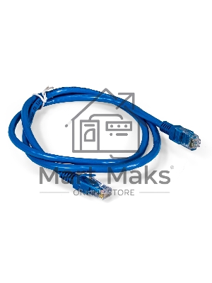 Патч-корд ExeGate UTP-RJ45-RJ45-C6-1M-BL, UTP, cat.6, 1м, синий