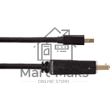 Кабель-переходник Mini DisplayPort M -> DisplayPort M 4K*60 Hz 1,8 м VCOM CG682-1.8M