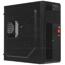 Компьютерный корпус Miditower ExeGate UN-605B Black, ATX, (без БП), 2*USB, Audio, замок блокировки кнопки питания