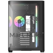 Компьютерный корпус Ocypus Iota C70 BK Curve ARGB Digital (Iota-C70-BKD400CD-GL)