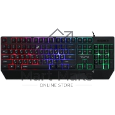 Клавиатура Qumo Twins K68 проводная, USB Type-A, чёрный