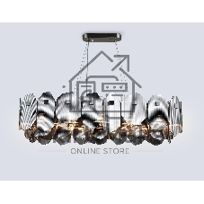 Светильник Ambrella light LH31205/12 SN/SM сатин никель/дымчатый E14*12 max 40W 1000*340*270