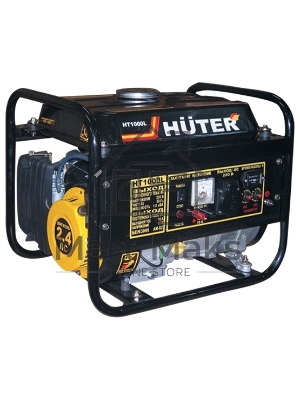 Электрогенератор бензиновый Huter HT1000L, 1.1 кВт, 65 дБ, 24.2 кг