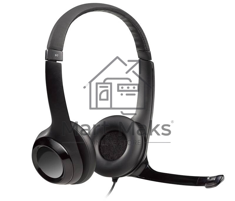 Гарнитура Logitech Headset Logitech H390 USB черный