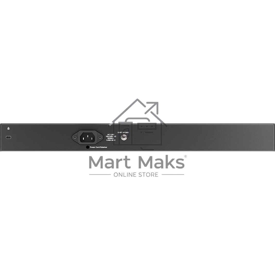Управляемый коммутатор 2 уровня D-Link DGS-1210-28MP/ME/B2A PROJ с 24 портами 10/100/1000Base-T и 4 портами 1000Base-X SFP (24 порта с поддержкой PoE 802.3af/802.3at (30 Вт), PoE-бюджет 370 Вт)