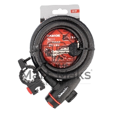 Замок тросовый универсальный с держателем Matrix 12х1200 мм