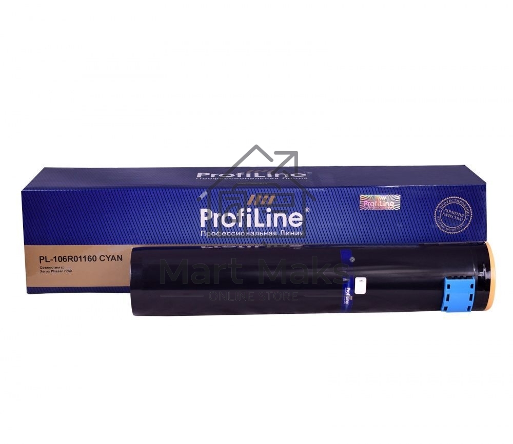 Картридж лазерный ProfiLine PL-106R01160 для принтеров Xerox Phaser 7760 Голубой 25000 копий