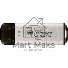 Внешний SSD Transcend USB-C 1TB TS1TESD300S ESD300 серебристый