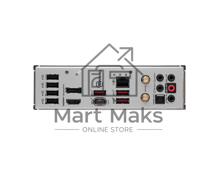 Материнская плата MSI MAG B760M MORTAR WIFI II, LGA 1700, Intel B760, 4xDDR5, 4xSATA, 3xM.2, 1xPCIe 5.0 x16, 1xPCIe 4.0 x4, 1xHDMI, 1xDP, 1xUSB Type-C, 1x2.5Gb LAN, 3xUSB-A 2.0, 3xUSB-A 3.2 Gen 2, 5x3.5 мм, 7.1, mATX