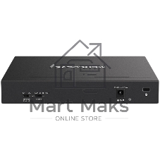 Коммутатор настольный Mercusys MS108GP с 8 гигабитными портами (7 портов PoE+)