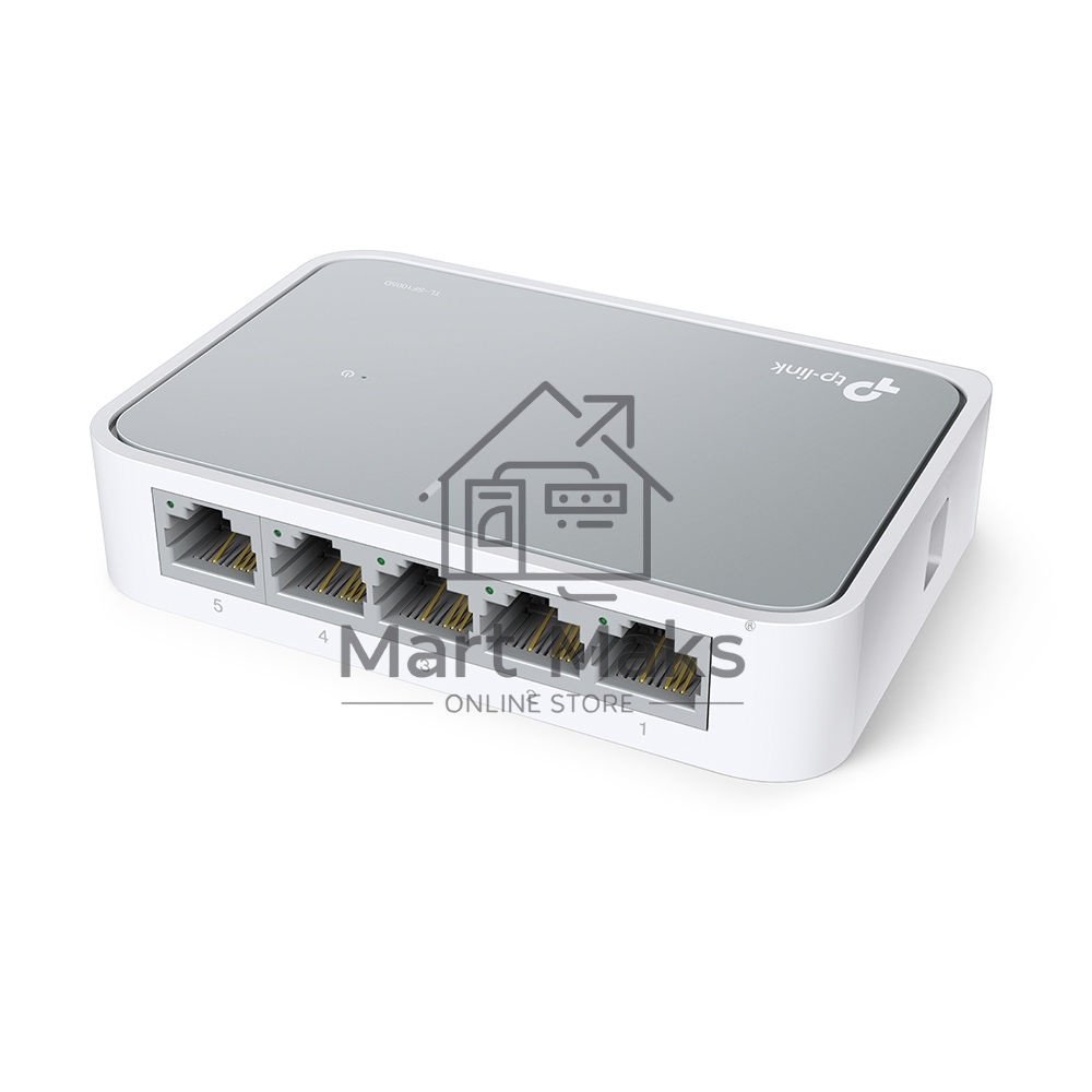 Коммутатор TP-Link SOHO TL-SF1005D Коммутатор 5-port 10/100M mini Desktop Switch, 5 10/100M RJ45 ports, Plastic case