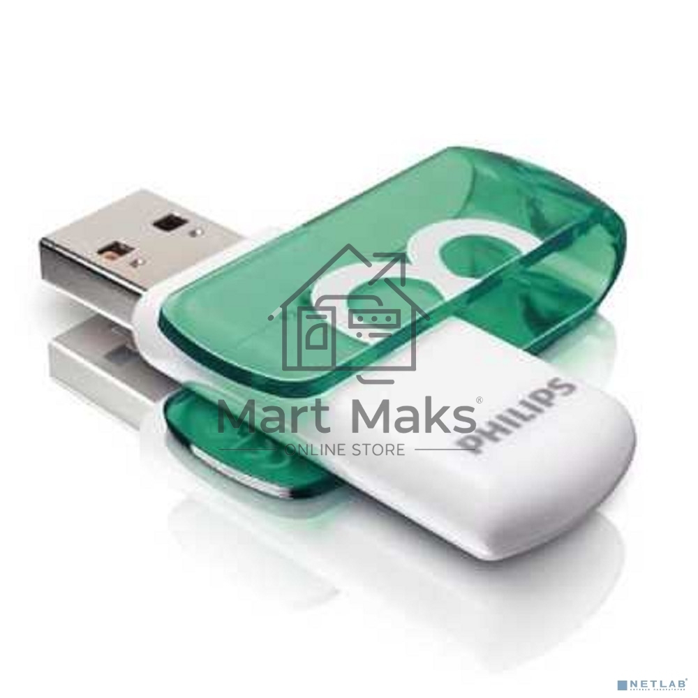 Флешка USB R/W 8GB PHILIPS VIVID3.0 8GB, USB 3.0