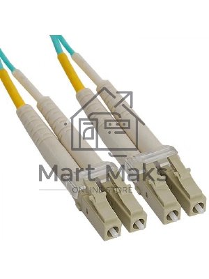 Патч-корд LANMASTER LAN-2LC-2LC/OM3-10 2x50/125 OM3 LC дуплекс-LC дуплекс 10м LSZH голубой