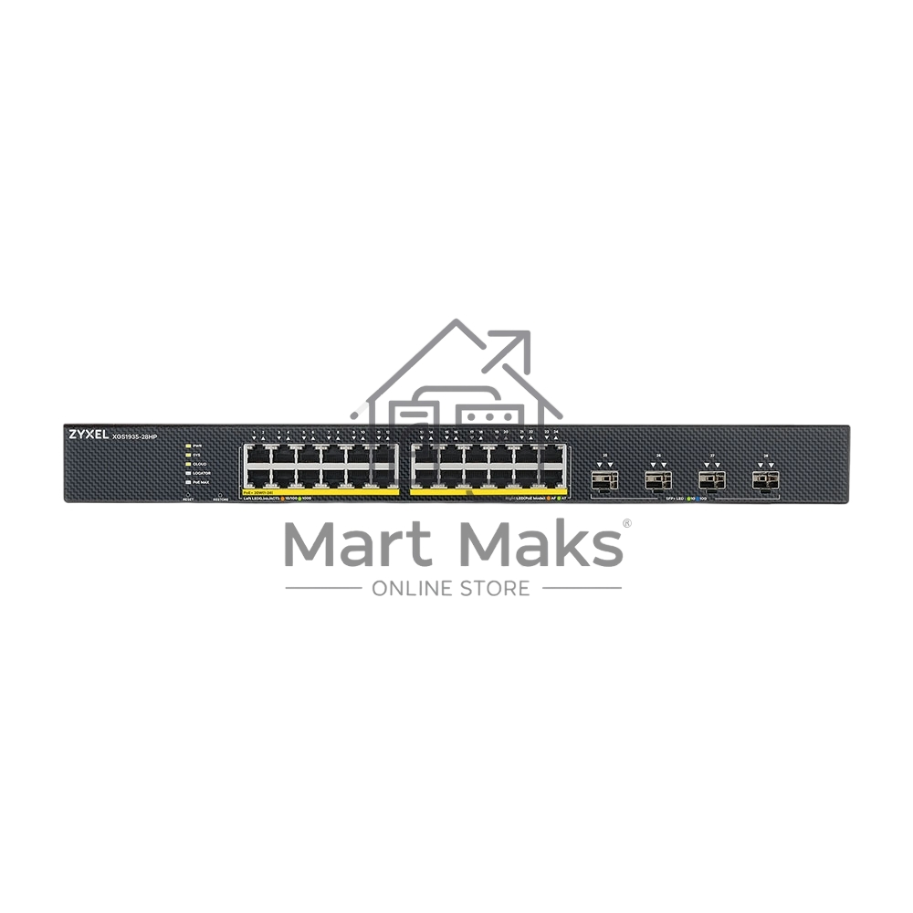 Коммутатор Smart L3 Lite Zyxel NebulaFlex XGS1935-28, rack 19