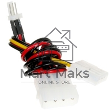 Кабель питания Cablexpert CC-PSU-5, для вентилятора 12V, molex -> molex + 2pin, 15 см