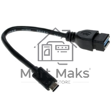 Переходник Cablexpert Переходник USB OTG, USB Type-C/USB 3.0F, пакет (A-OTG-CMAF3-01)