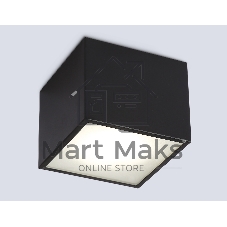 Светильник Ambrella light TN6532 BK черный IP44 GX53 100*100*80