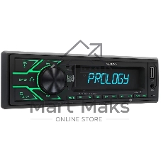 Автомагнитола Prology CMX-190, 1 DIN, Bluetooth, USB Type-A, AUX, пульт ДУ