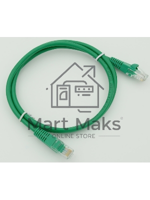 Патч-корд molded 5E Copper 1m зеленый
