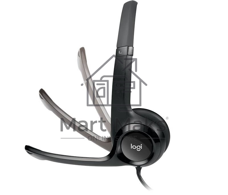 Гарнитура Logitech Headset Logitech H390 USB черный