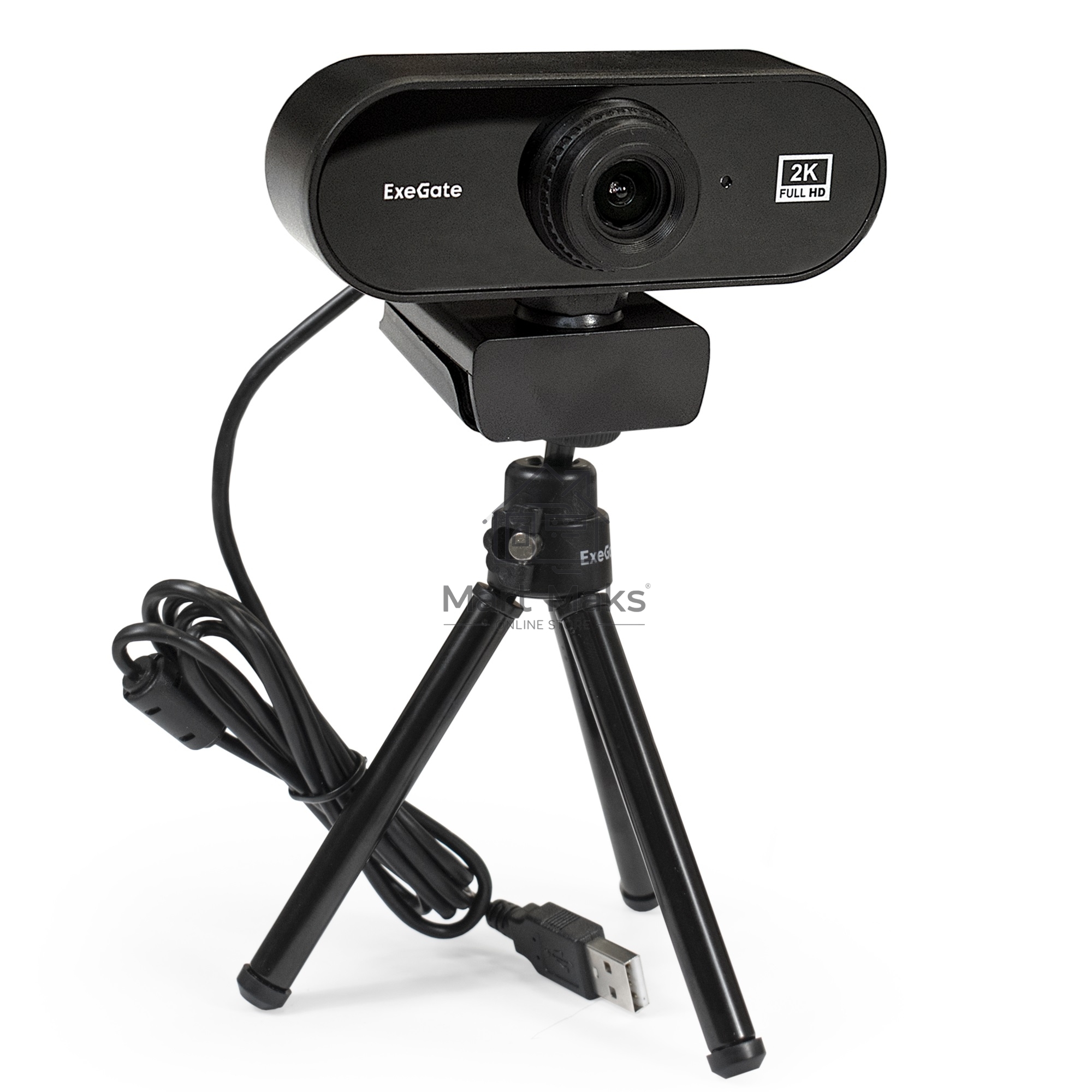Веб-камера ExeGate EX287380RUS Stream C940 2K T-Tripod (матрица 1/3