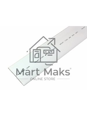 Термоусаживаемая трубка Rexant 40,0/20,0 мм, белая, упаковка 10 шт. по 1 м