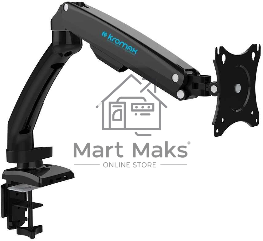 Кронштейн для мониторов Kromax OFFICE-8 black, для LCD/LED мониторов 15