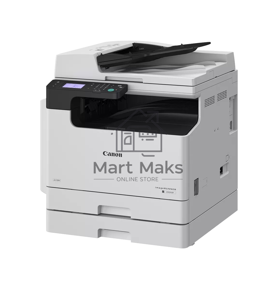 МФУ лазерный Canon imageRUNNER 2224 (5942C001), А3, ч/б, печ. 24 стр/мин. (А4) 12 стр/мин. (А3), 1200х1200 dpi (печать) 600х600 dpi (скан.), USB