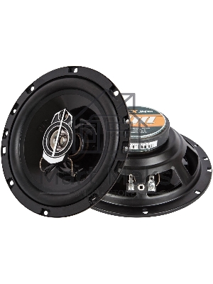 Колонки автомобильные Kicx JM-165 130Вт 89дБ 4Ом 16.5см (6 1/2дюйм) (ком.:2кол.) коаксиальные трехполосные